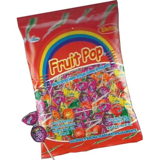 Pirulito Fruit Pop - 100 Unidades