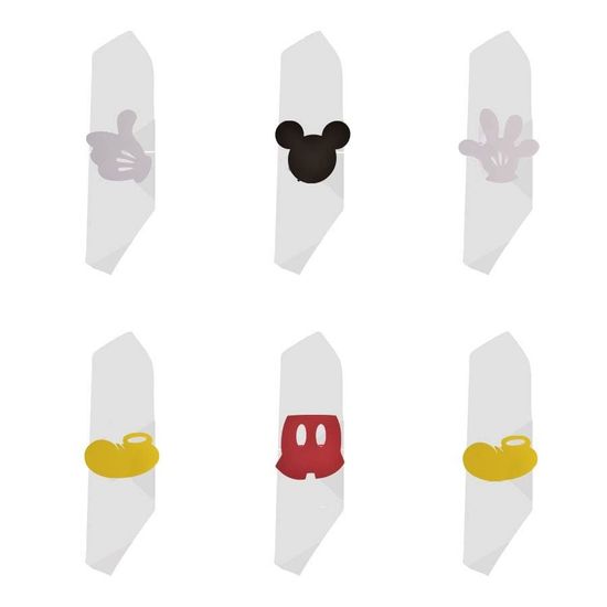 Festa Mickey Mouse - Porta Guardanapo Mickey Mouse - 06 Un
