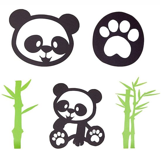 Festa Panda - Aplique Artesanal Panda G - 05 Un