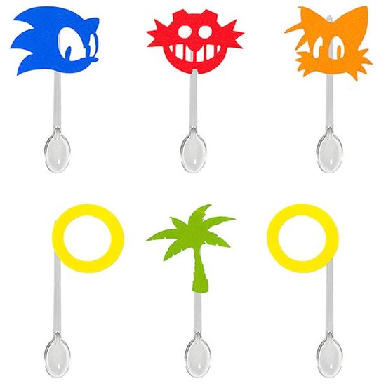 Festa Sonic - Mini Colherzinha Sonic - 06 Un