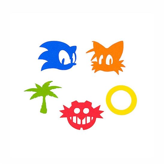 Festa Sonic - Aplique Artesanal Sonic P - 15 Un