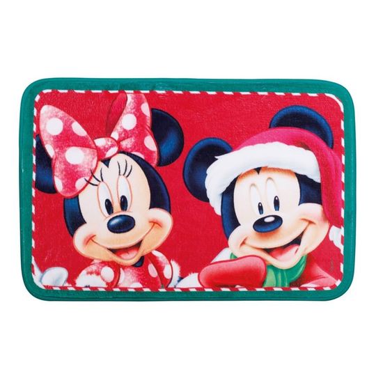 Natal Disney - Tapete Mickey e Minnie Colorido