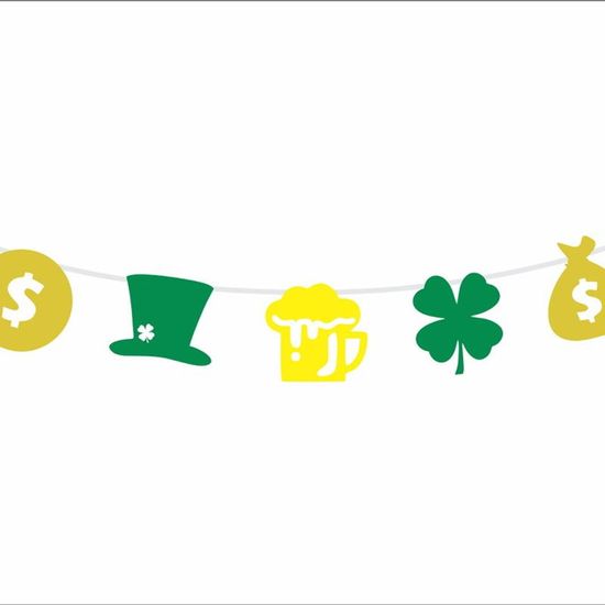 Bandeirola Decorativa St. Patrick's Day 1,8m - 1 unidade