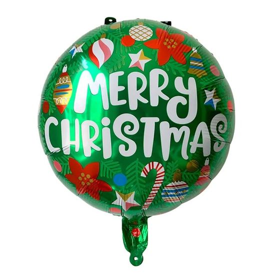 Balão Metalizado Merry Cristima 50x50 - 1 un
