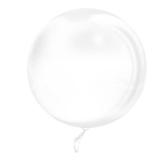 Balão Bolha 36' - Silver Plastic - 1 Unidade
