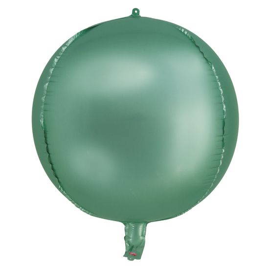 Balão Cromado Redondo 4D Verde Menta 20