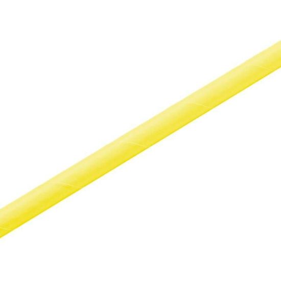 Canudo Papel Liso Amarelo - 12 Un
