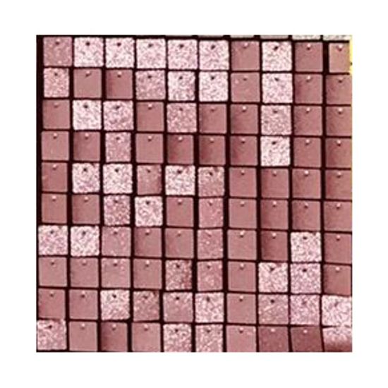 Painel Metalizado Quadrado Mágico Shimmer Wall 30x30cm Rosa Glitter Brilhante - 1 Un