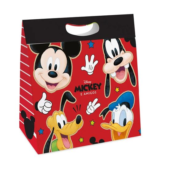 Caixa New Plus 18x7,5x24cm P - Mickey Stickers - 10 Un