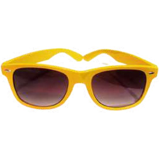 Óculos Rave Balada Com Lente Amarelo - 1 Un